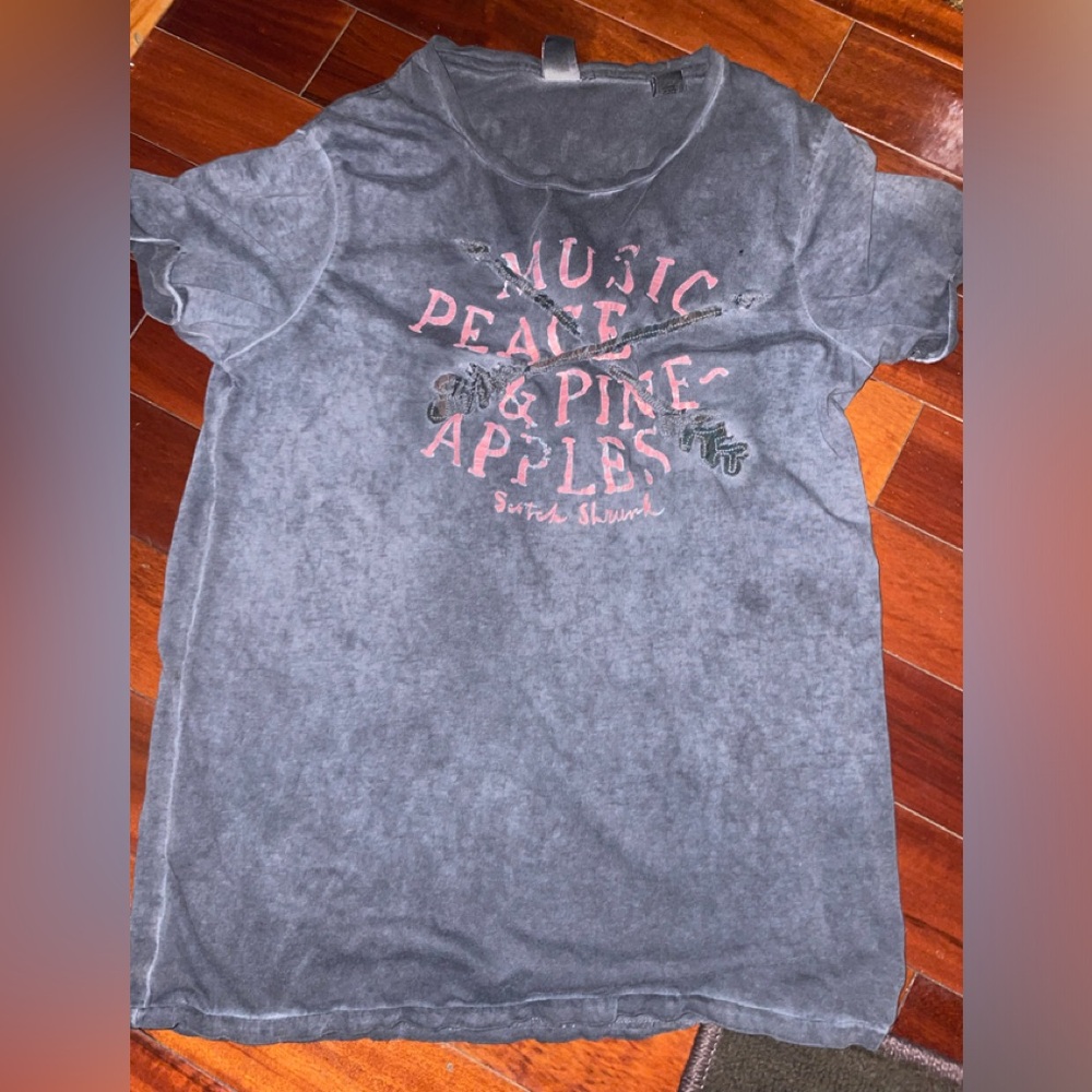 shirt scotch shrunk size 14 gray boutique boy’s